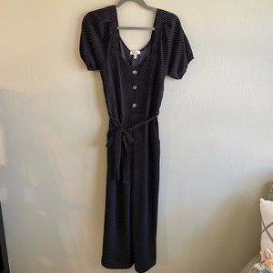 Black Polka Dot Romper